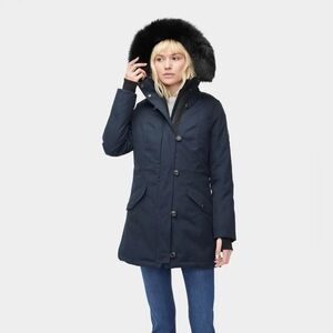 UGG Women’s Adirondack Parka size Medium, Navy Blue